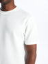 LC Waikiki Crew Neck Short Sleeve Men's Textured T-Shirt